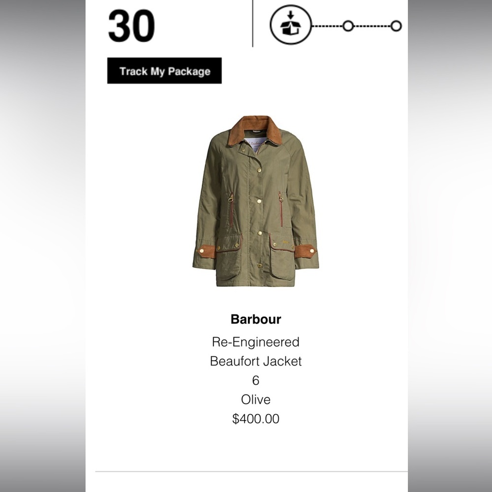 Barbour Beaufort jacket, Barn jacket
